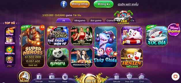 Những game hot hit nhất tại cổng game Choáng Vip
