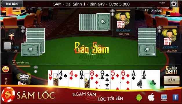 7 bước chơi Sâm Lốc tại Choangvip