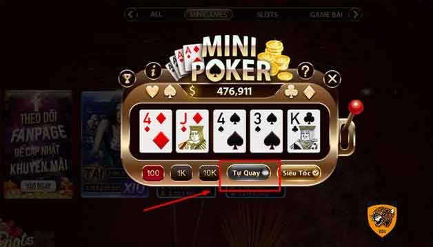 Poker mini tại Choangvip
