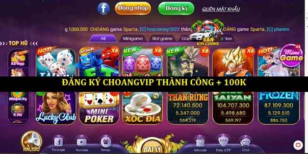 giftcode Choangvip