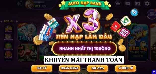 Chính sách ưu đãi khi hoàn tất nạp tiền tại Choangvip